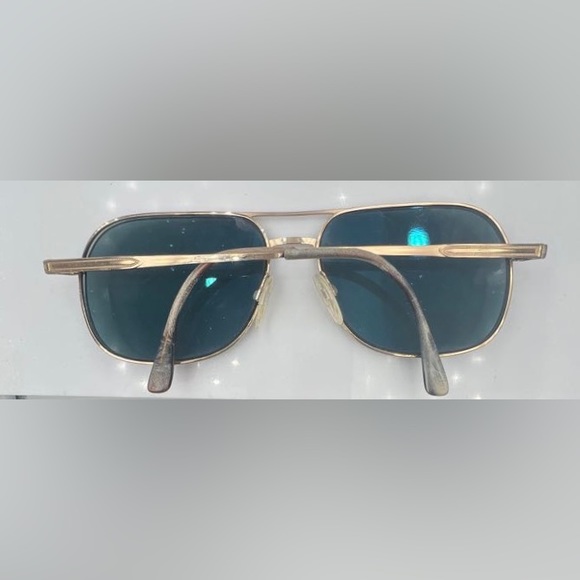 Vintage Safilo 137 Gold Pilot Sunglasses Frames - Picture 5 of 7